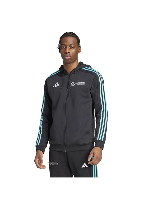 Adidas Mercedes - AMG Petronas Formula 1 felpa con cappuccio Mercedes | JV5437MER DNA FZ HD